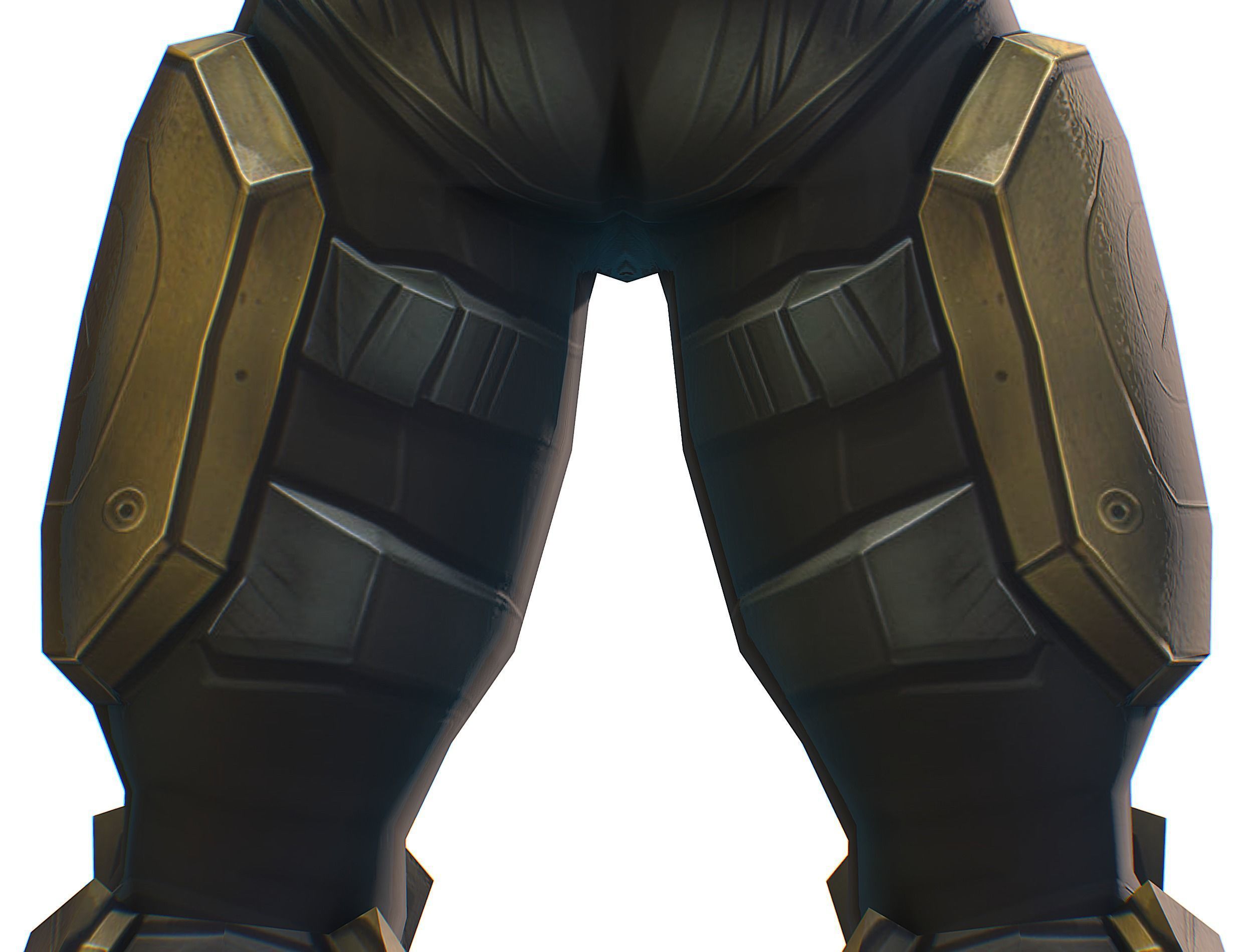 Cartoon Sci-Fi Cyborg Drone Trooper Bandit Low-poly 3D model_28