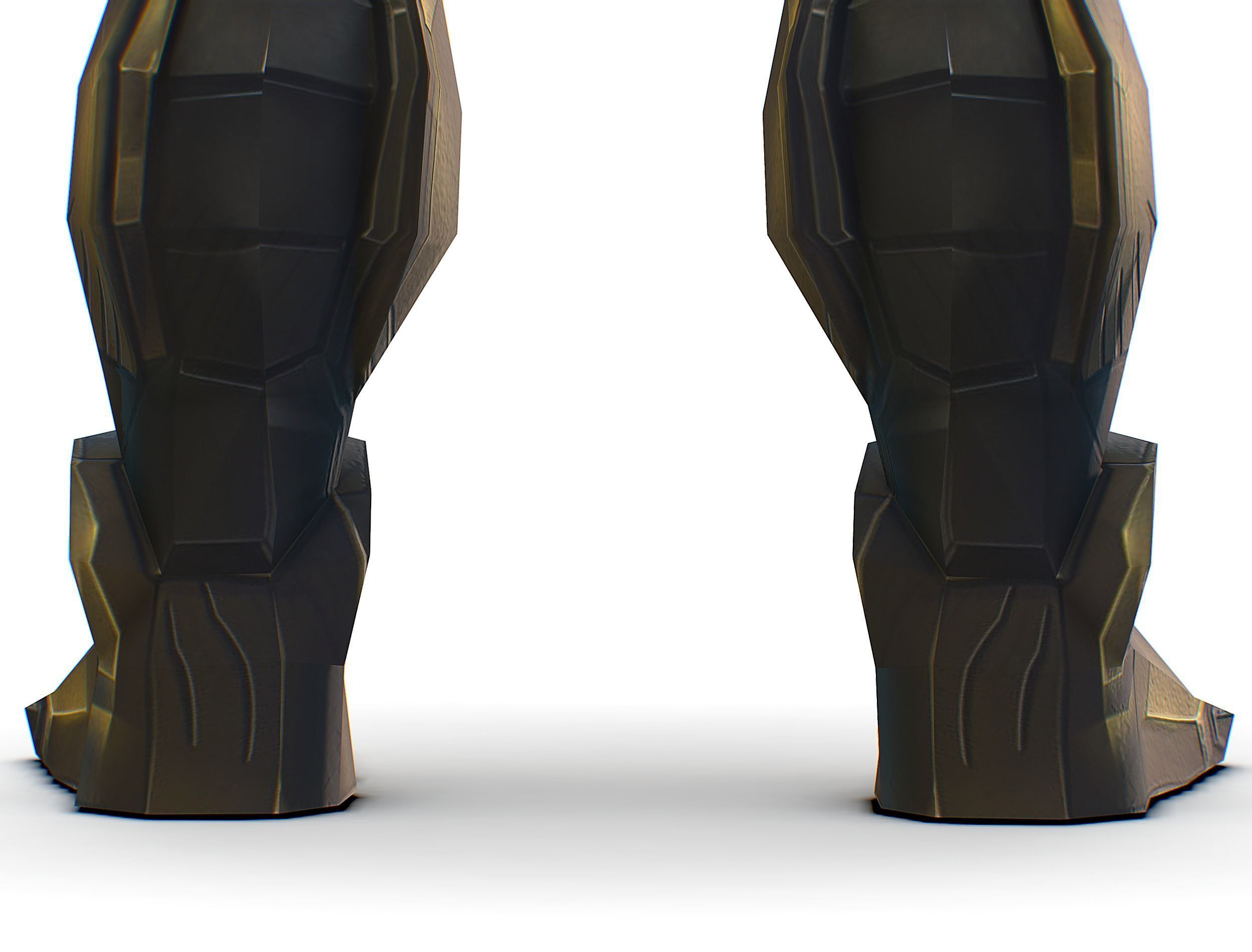 Cartoon Sci-Fi Cyborg Drone Trooper Bandit Low-poly 3D model_30