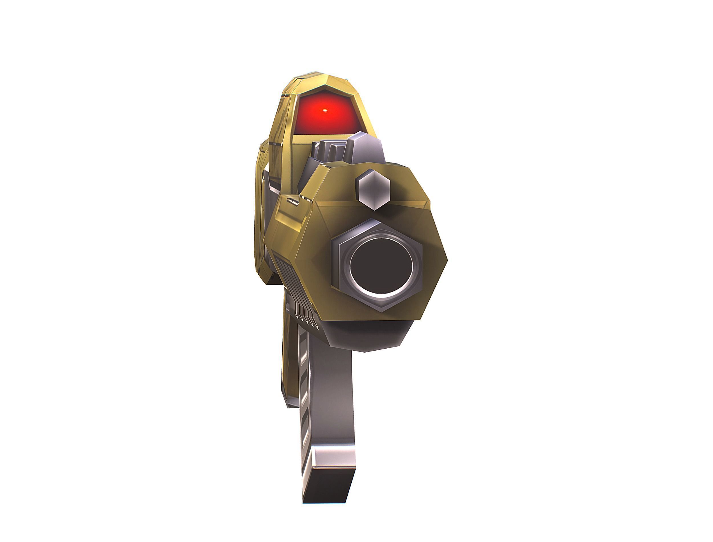 Cartoon Sci-Fi Cyborg Drone Trooper Bandit Low-poly 3D model_42