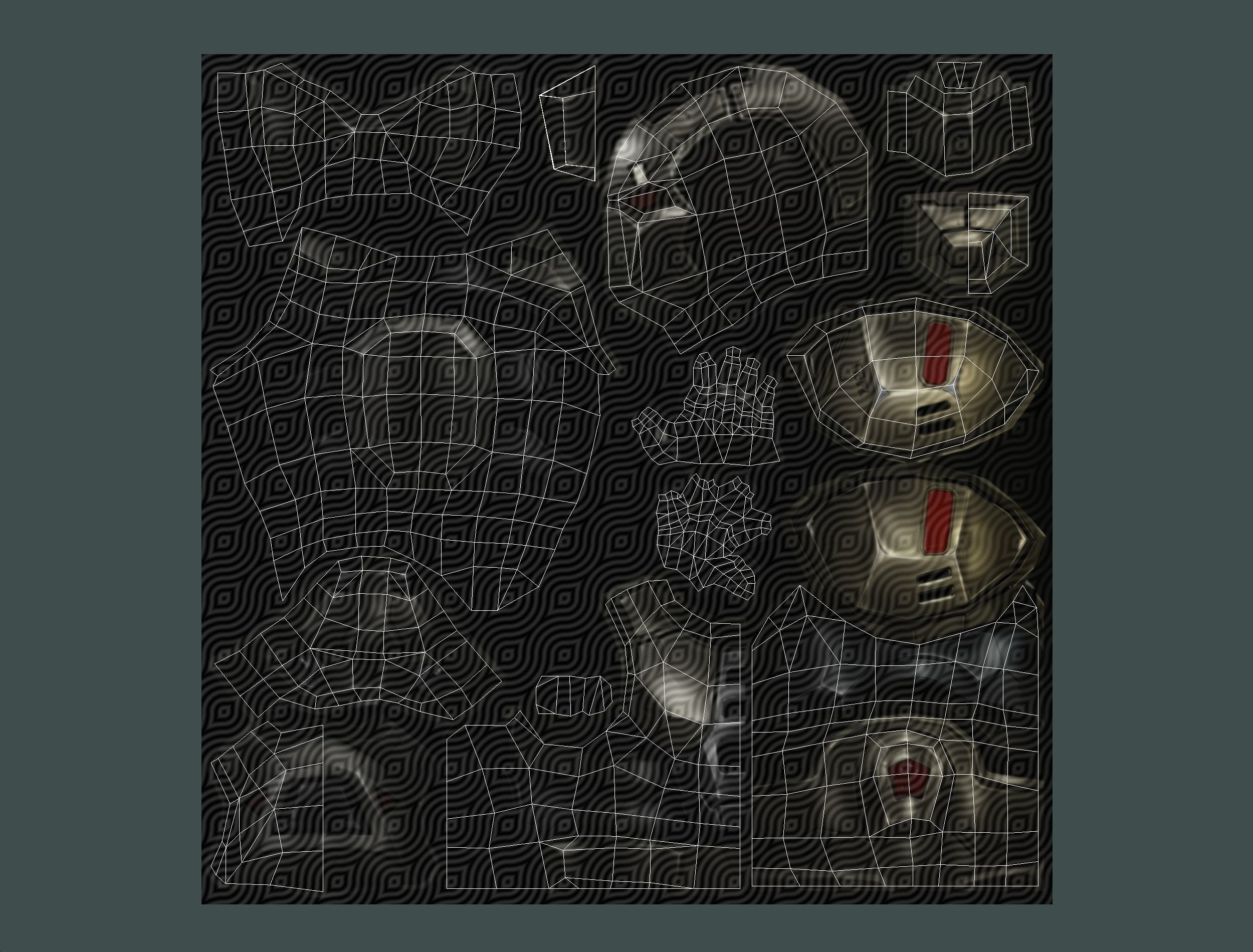 Cartoon Sci-Fi Cyborg Drone Trooper Bandit Low-poly 3D model_59