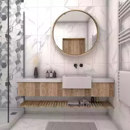 Bathroom Interior for 3ds Max and V-ray Renderer