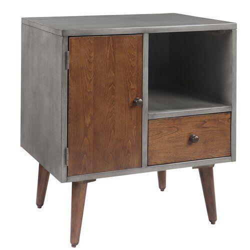 Muhammad Storage Drawer Nightstand 3D model_4