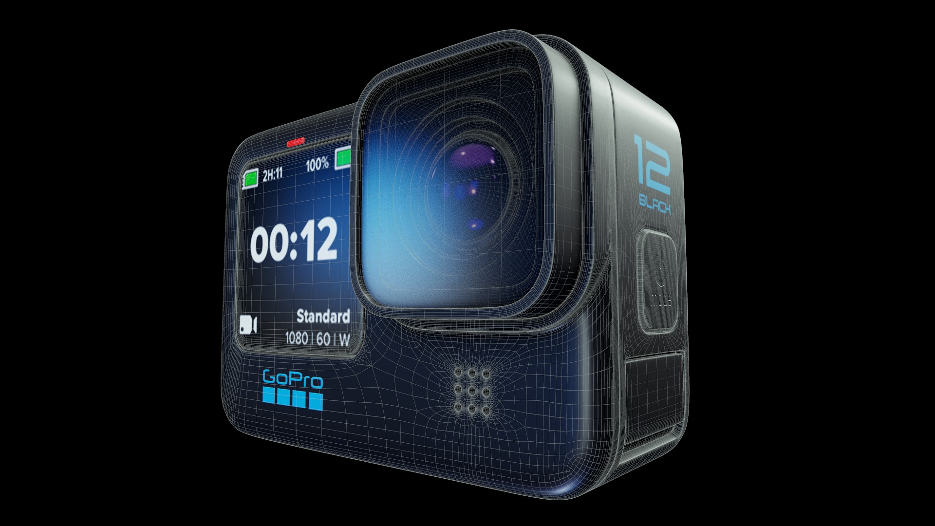 GoPro 12 - Tutorial Included  3D model_3