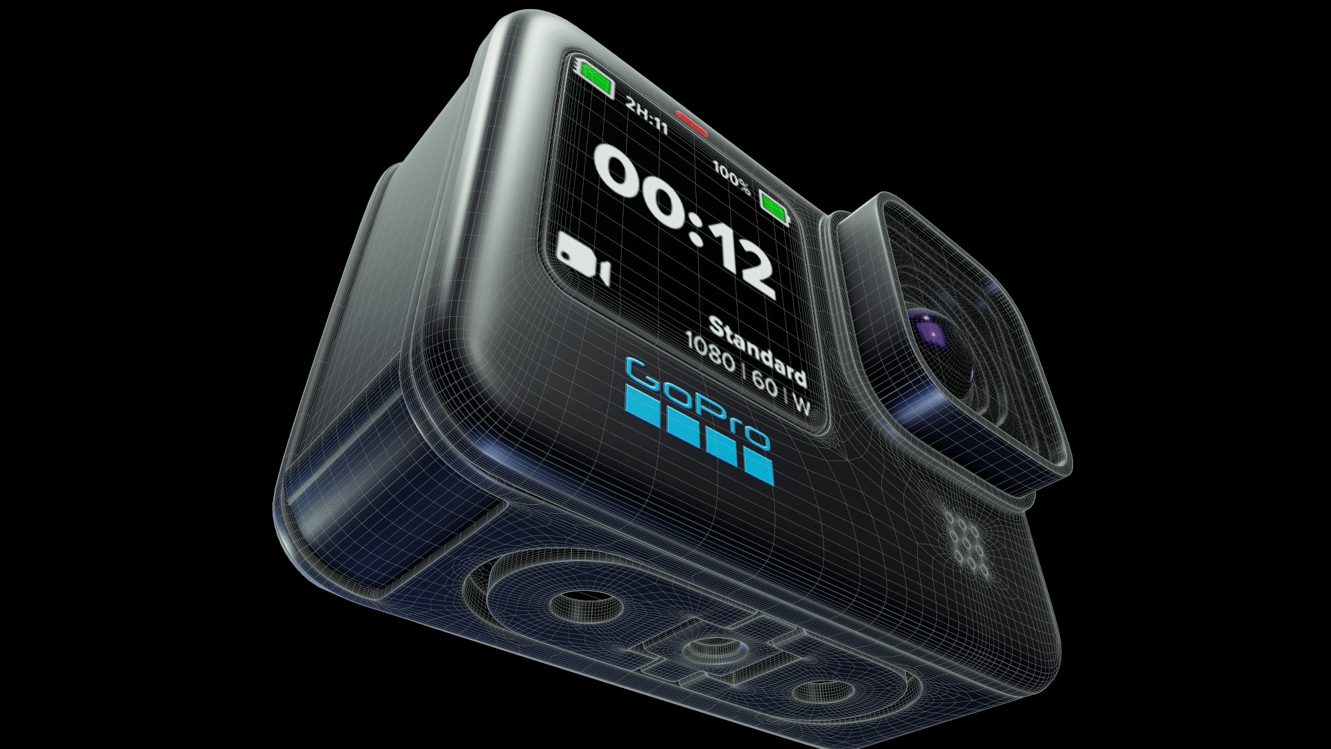 GoPro 12 - Tutorial Included  3D model_15