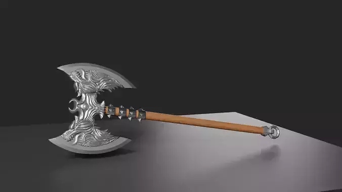 Rueful Axe - Axe 0f Clavicus Vile - Skyrim 3D print model