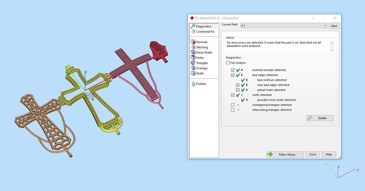 Cross Gold 3D print model_5