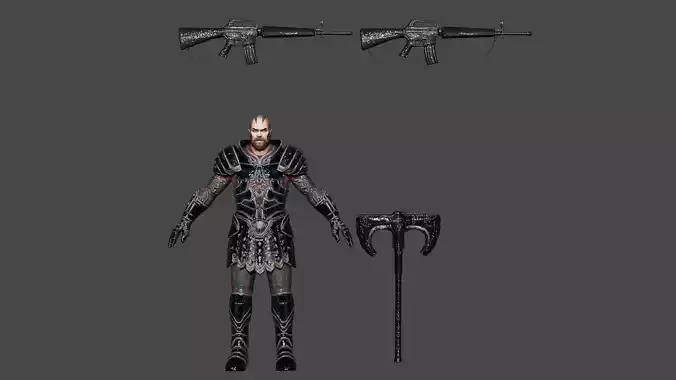 Executioner  Low-poly 3D model