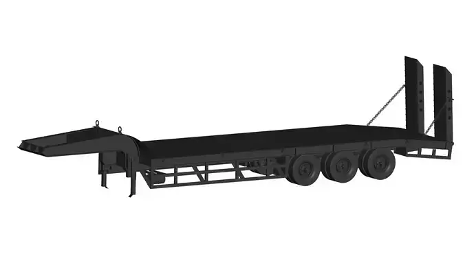 low bed trailer