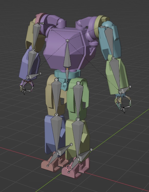 Mech Robot PBR Low-poly 3D model_20