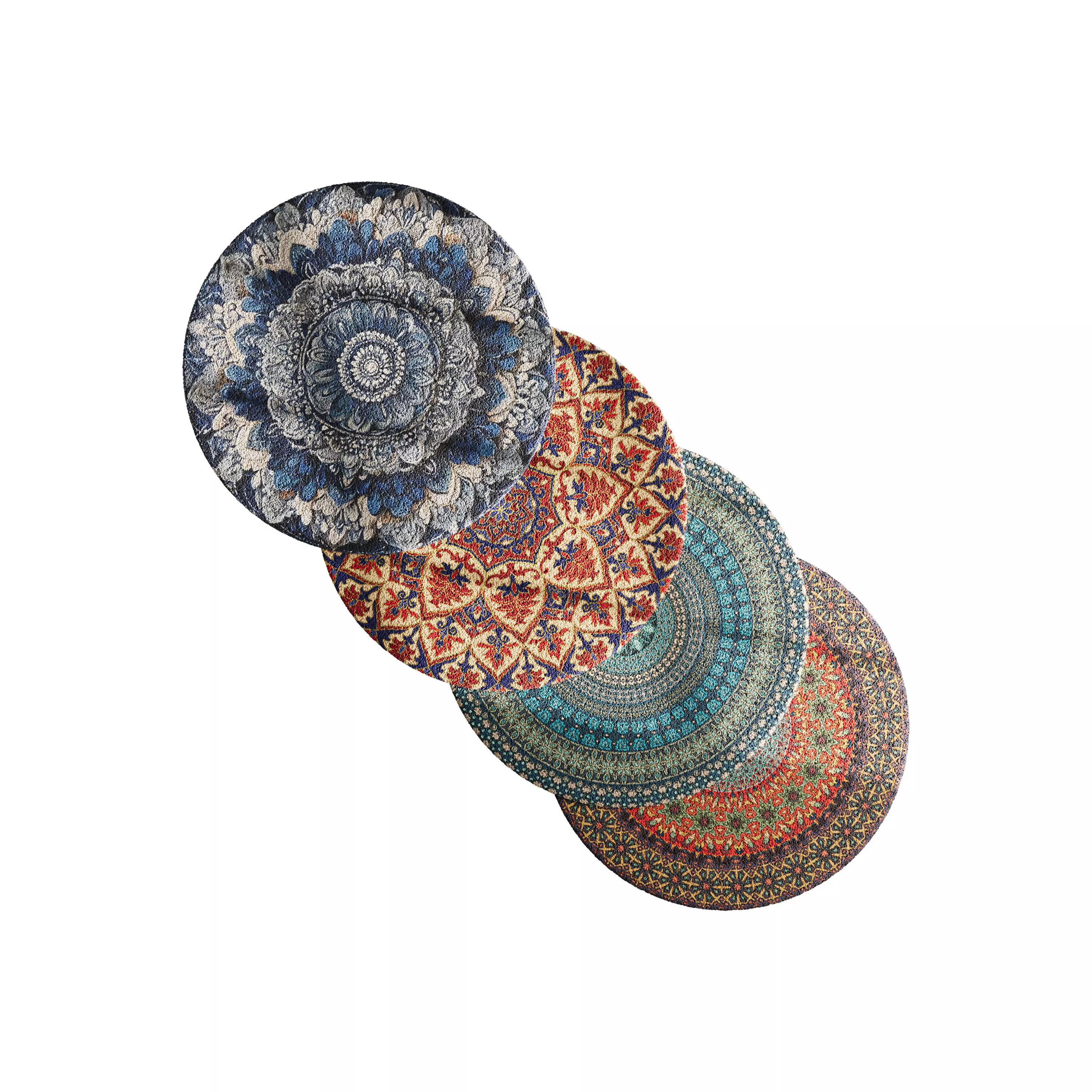 round carpet 27 3D model_0