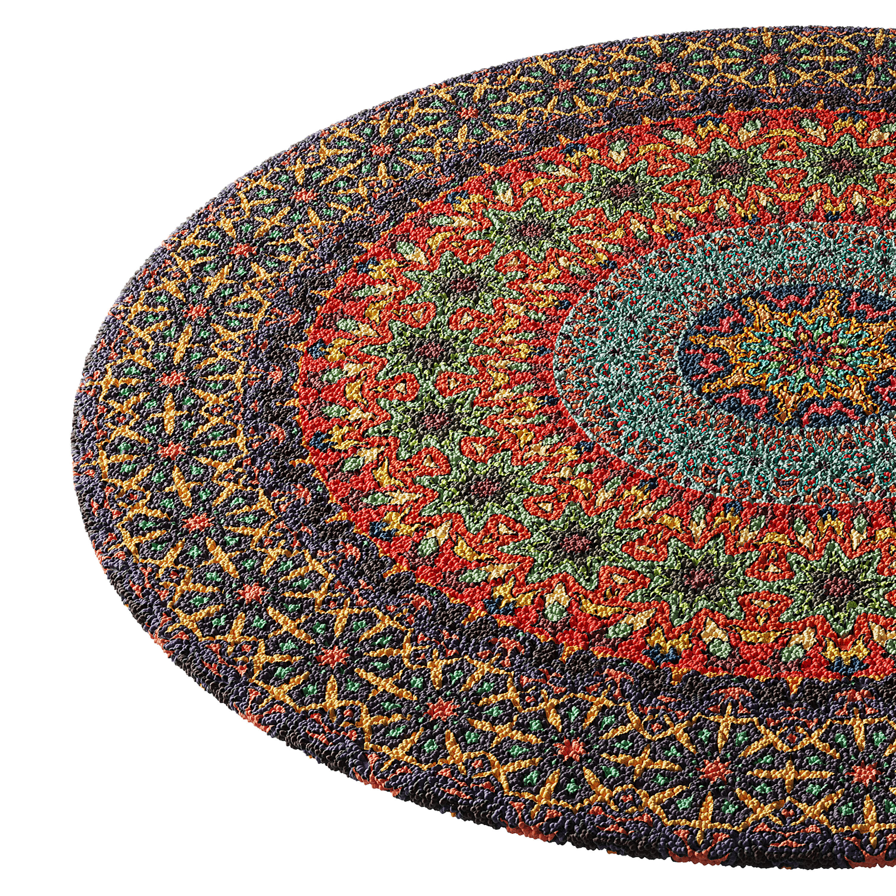 round carpet 27 3D model_12