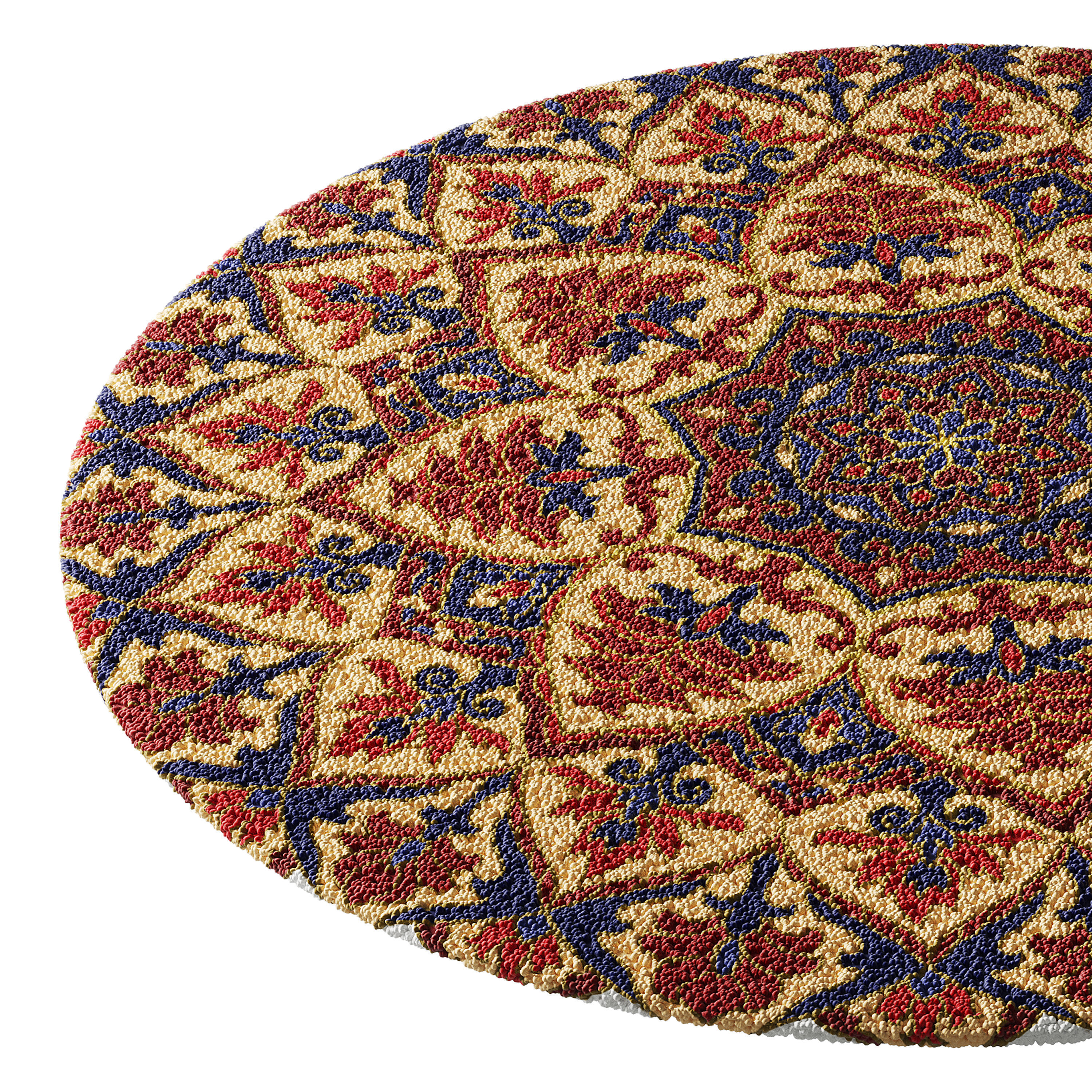 round carpet 27 3D model_10