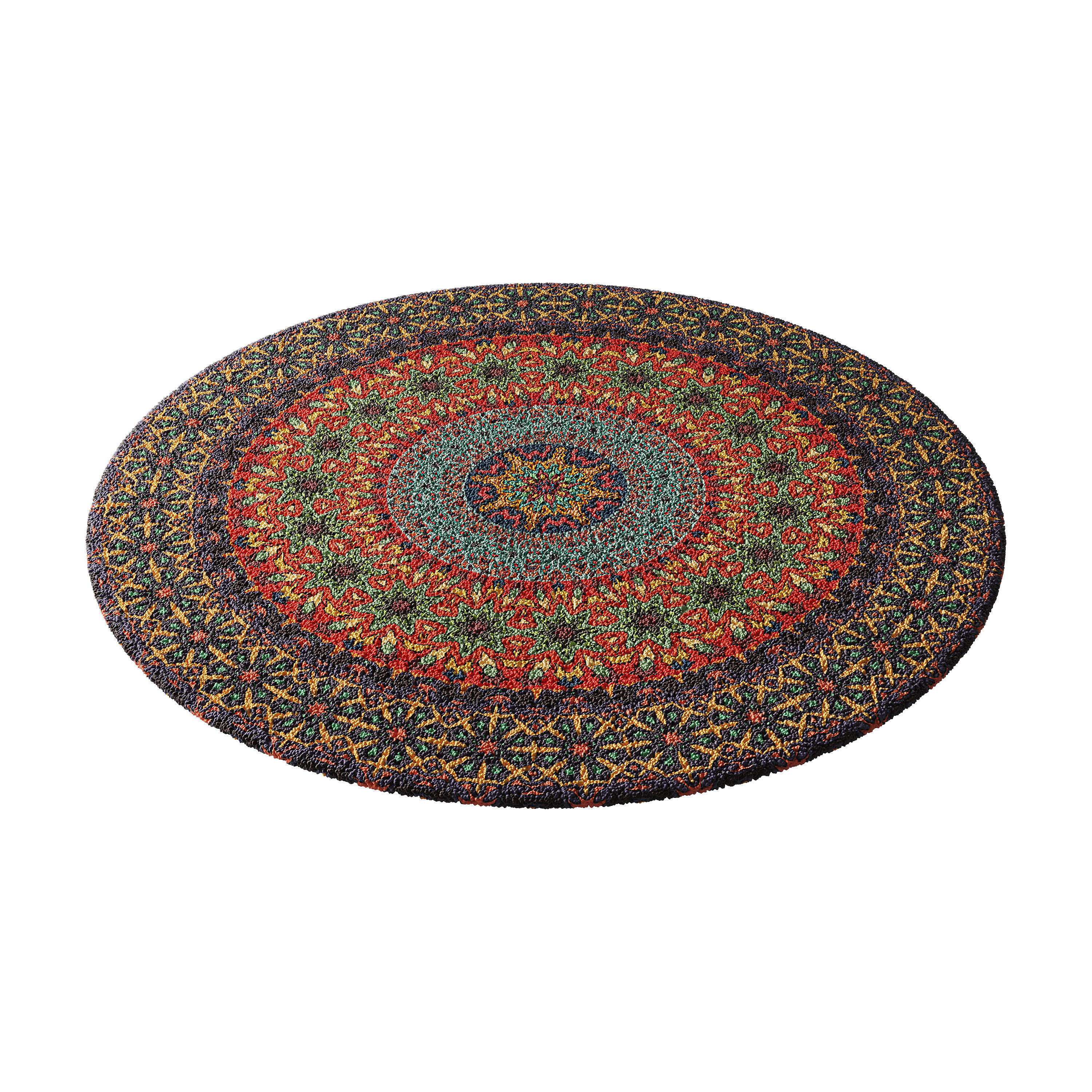 round carpet 27 3D model_6