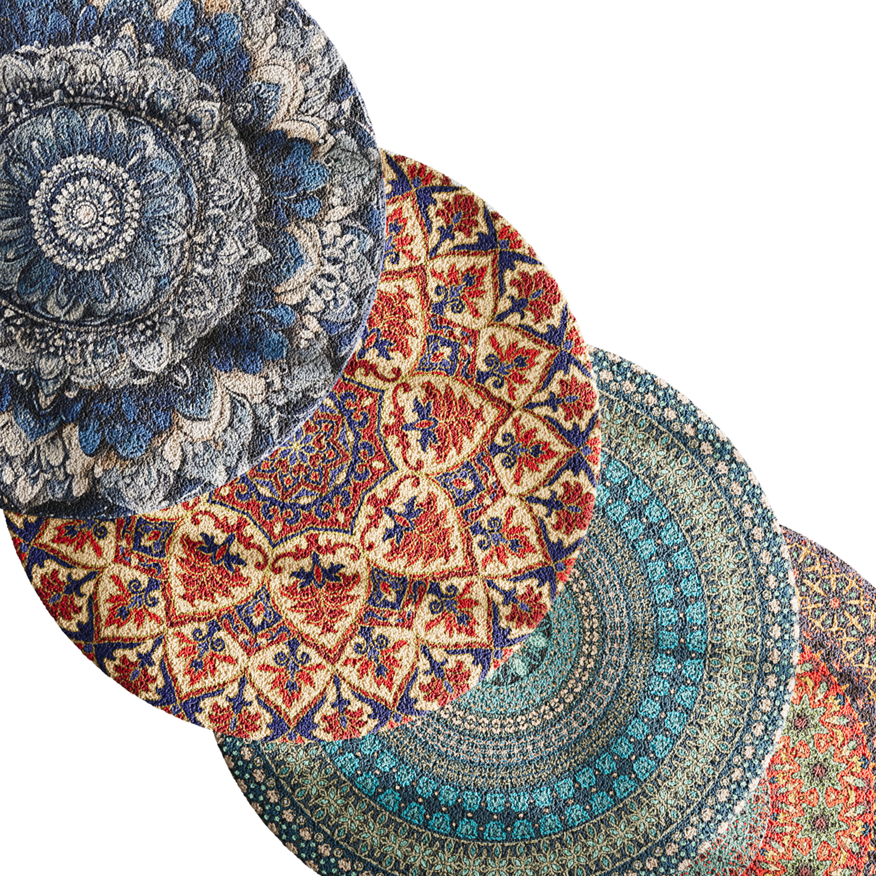 round carpet 27 3D model_1