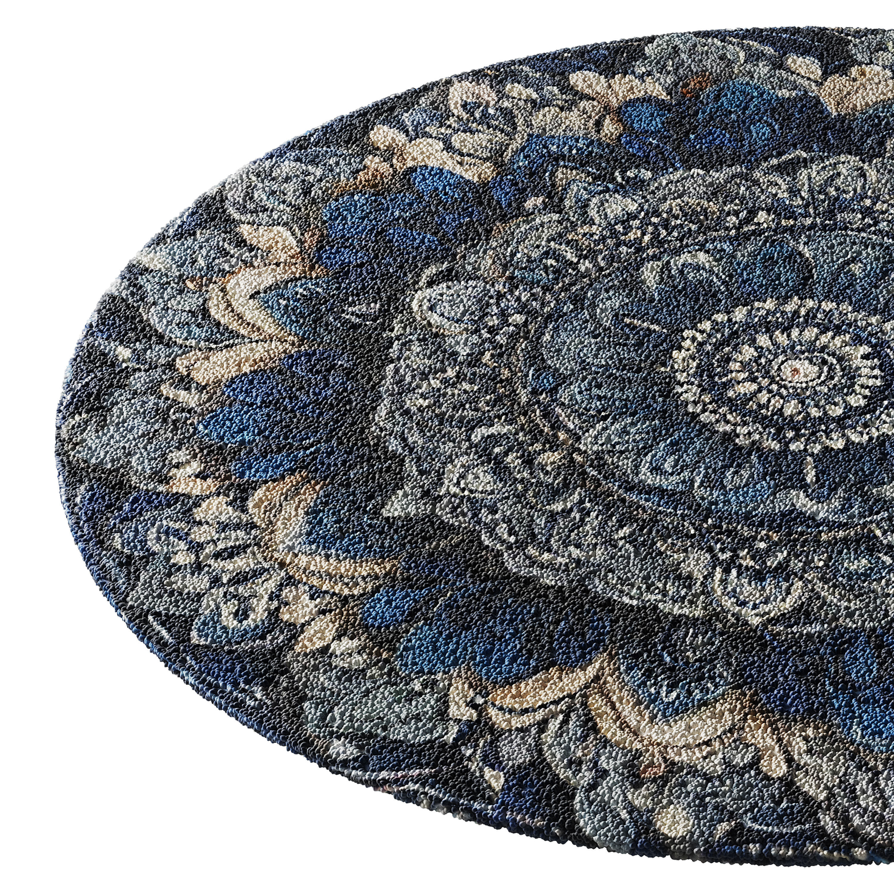 round carpet 27 3D model_2