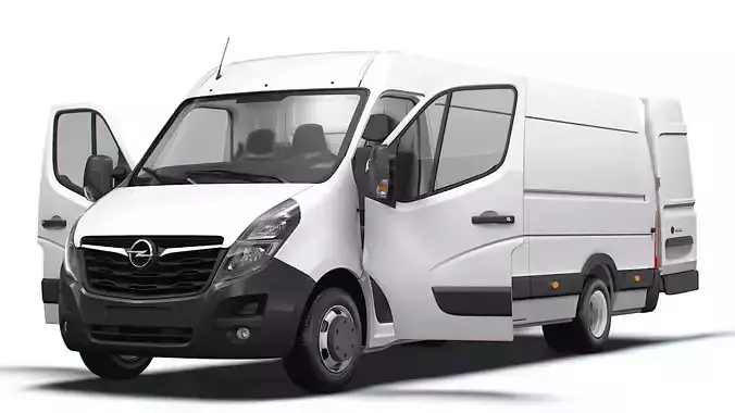 Opel Movano Van L4H2 HQ Interior 2021 3D model