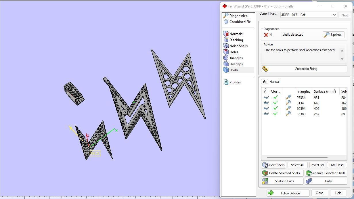 Custom Lightning Bolt Pendant - thunder Logo - Flash Necklace 3D print model_20