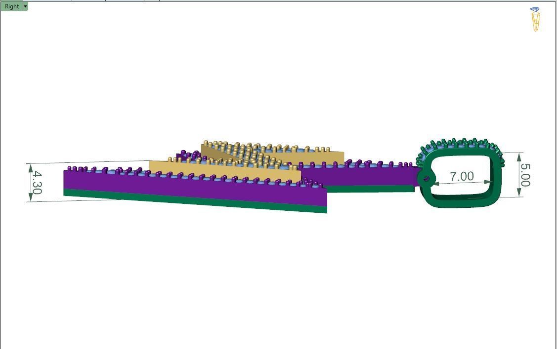 Custom Lightning Bolt Pendant - thunder Logo - Flash Necklace 3D print model_7