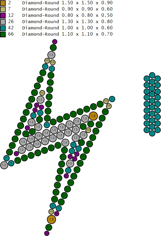 Custom Lightning Bolt Pendant - thunder Logo - Flash Necklace 3D print model_18