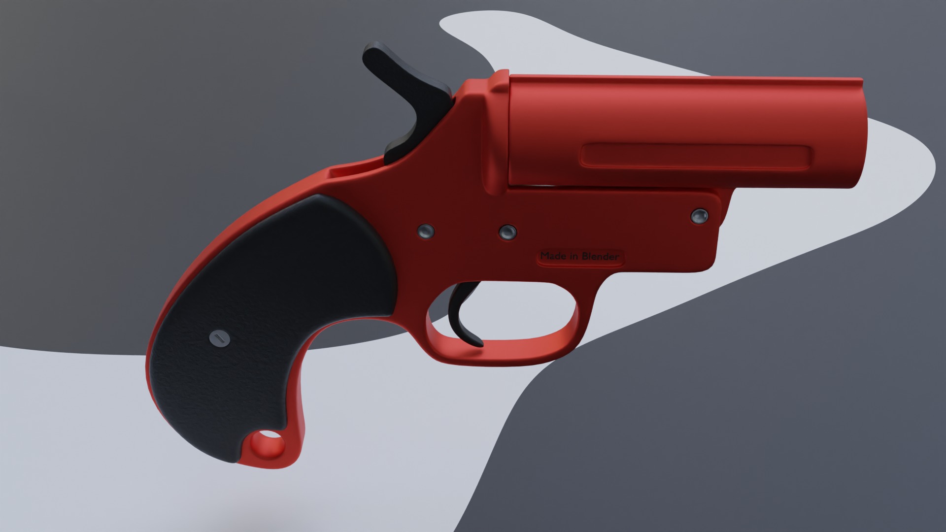 Flare Gun  3D model_3