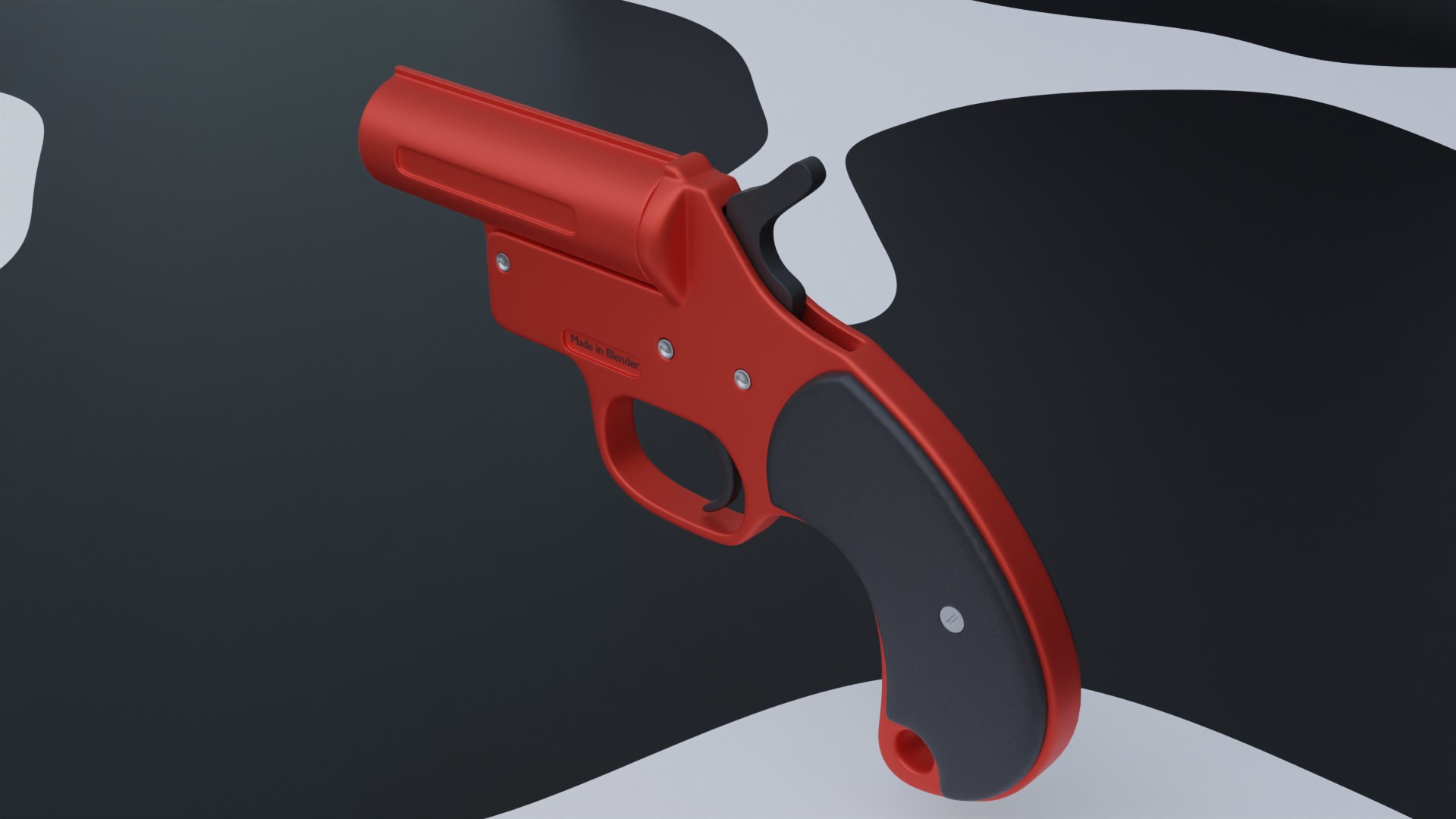 Flare Gun  3D model_5