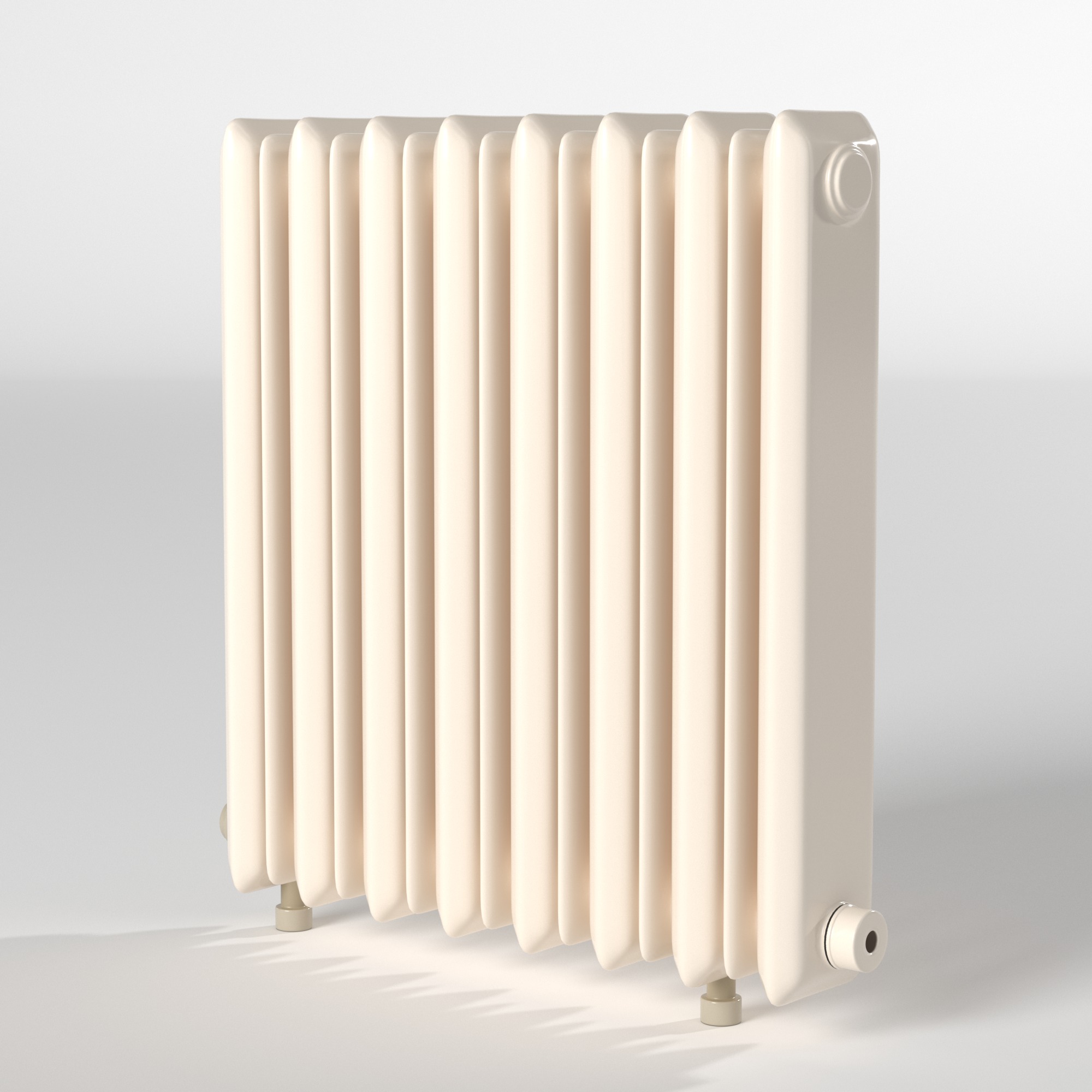 Oil-Filled Radiator Low-poly 3D model_1