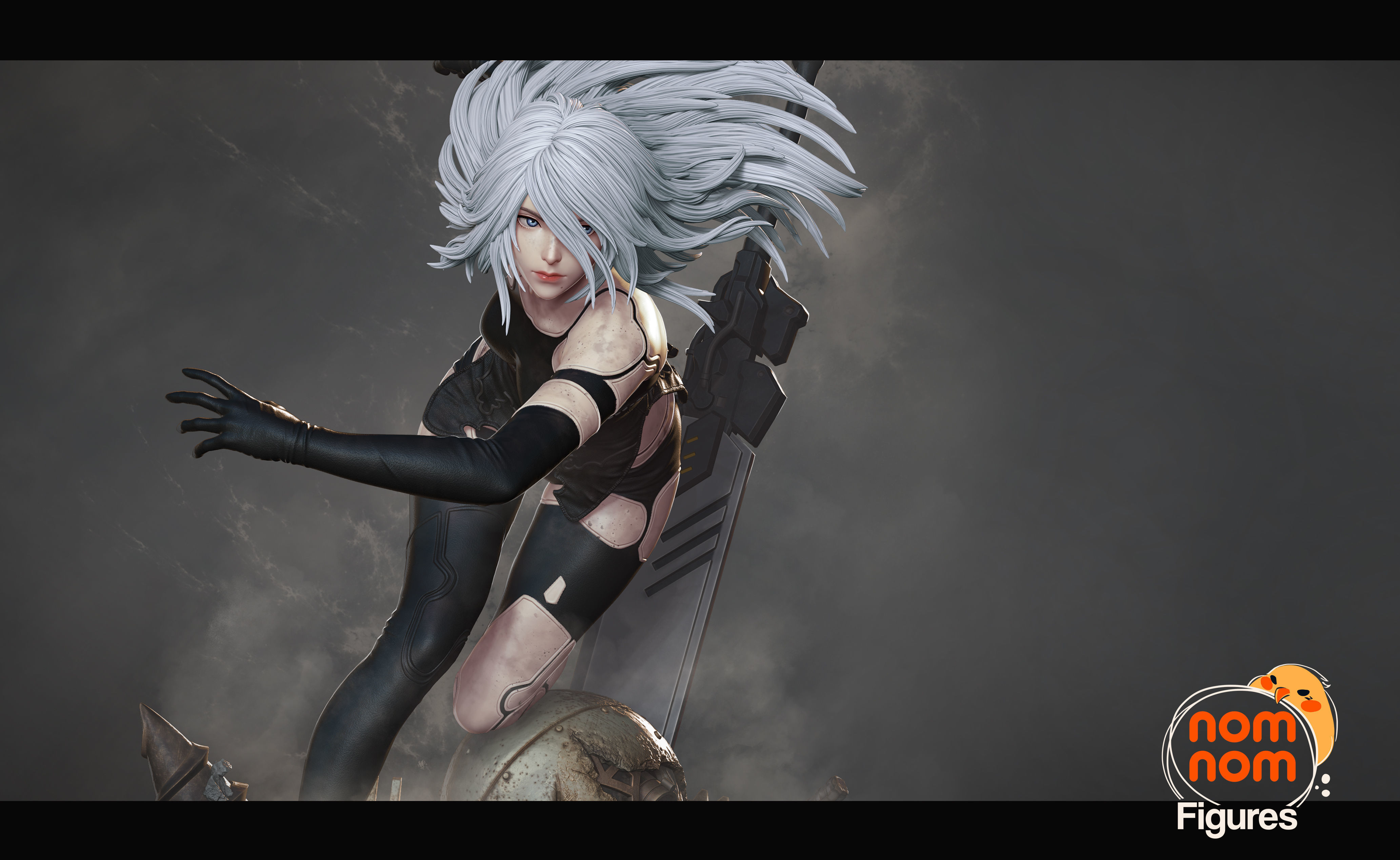 A2 - NieR Automata 3D print model_1