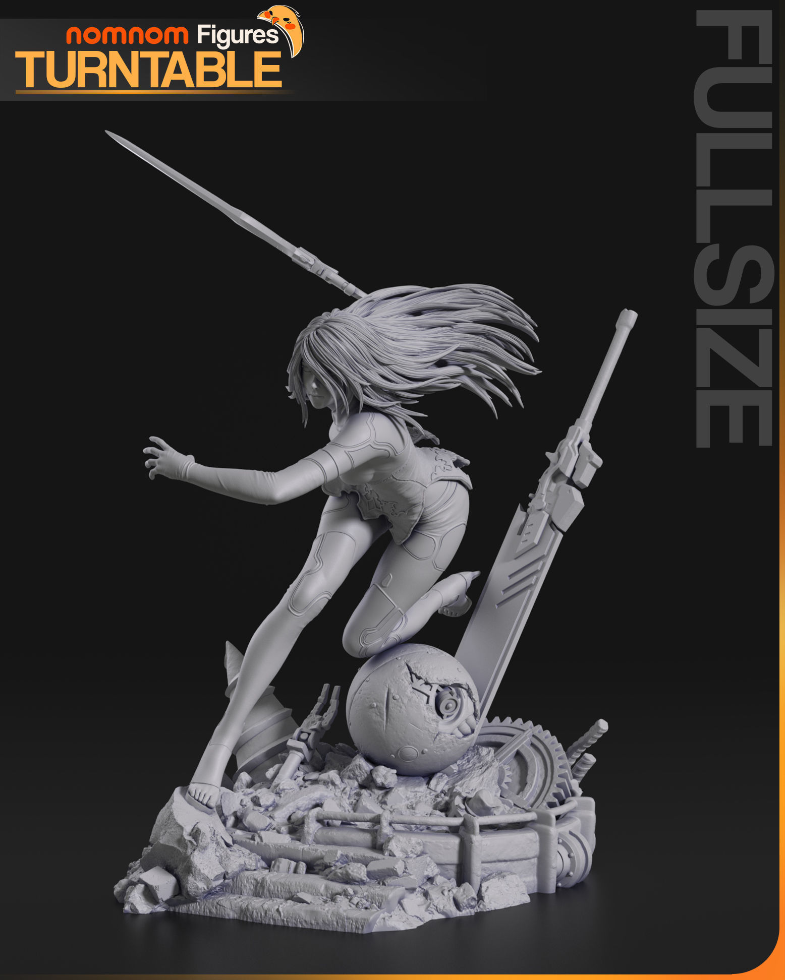 A2 - NieR Automata 3D print model_4