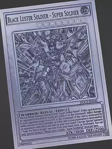 Black Luster Soldier - Super Soldier yu-gi-oh 3D print model
