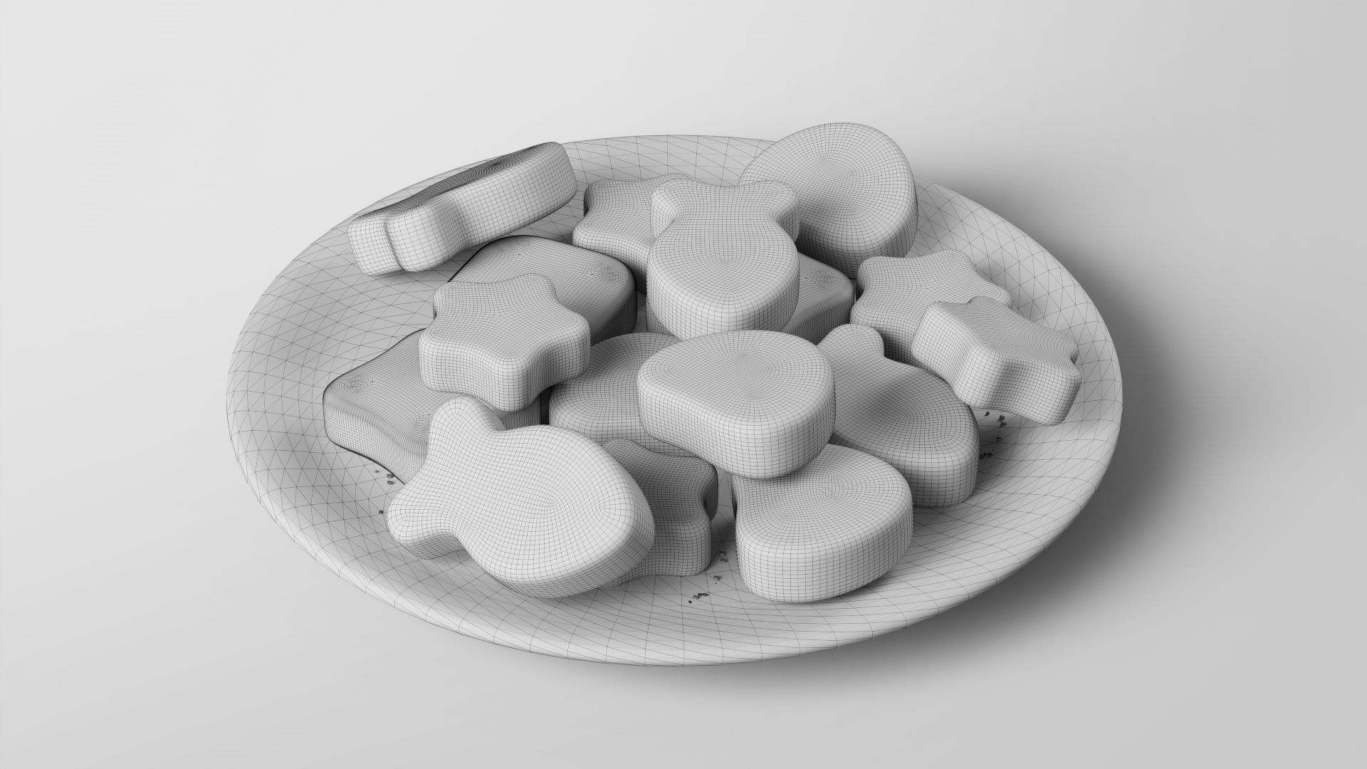 Fish Nuggets 3D model_7