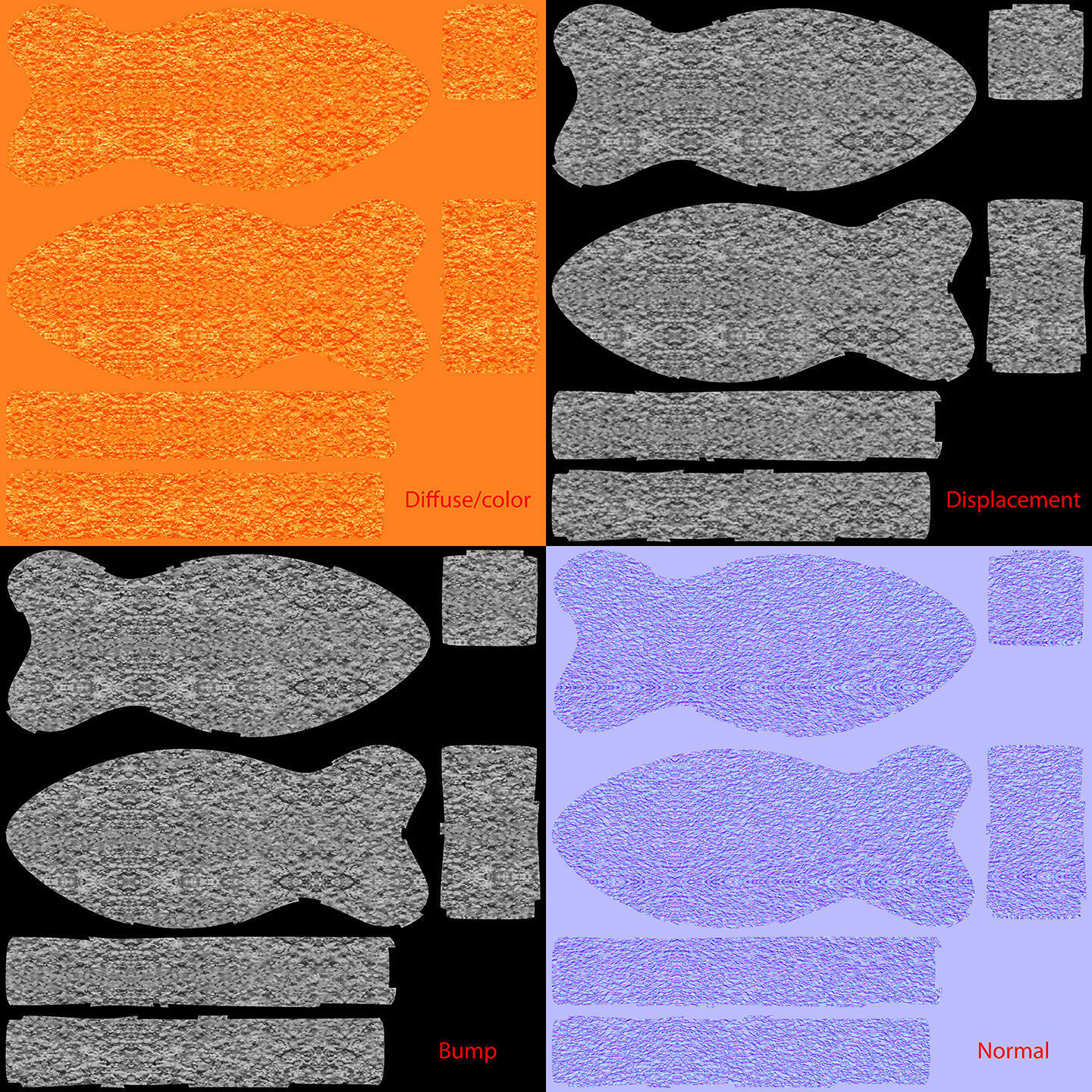 Fish Nuggets 3D model_12