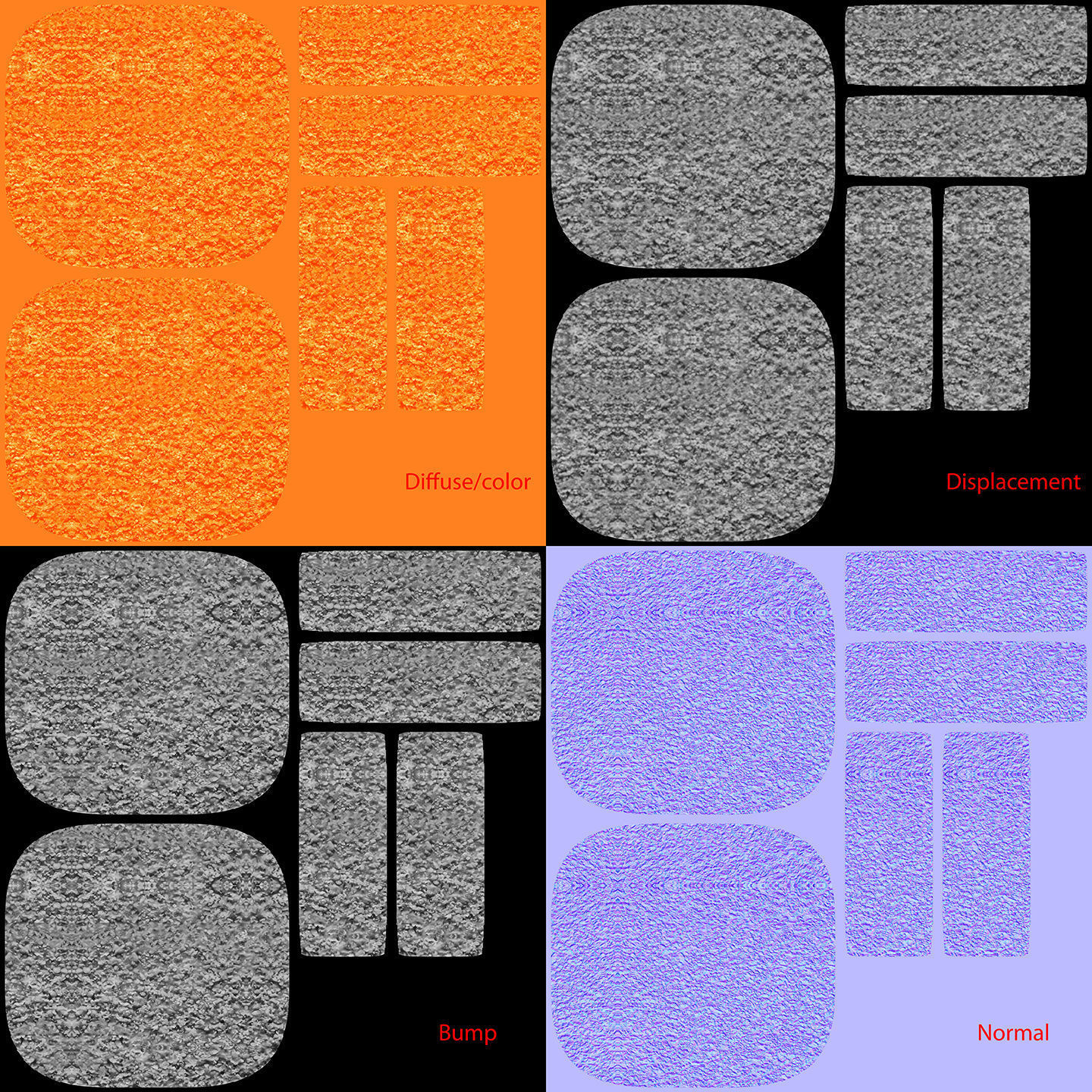 Fish Nuggets 3D model_9