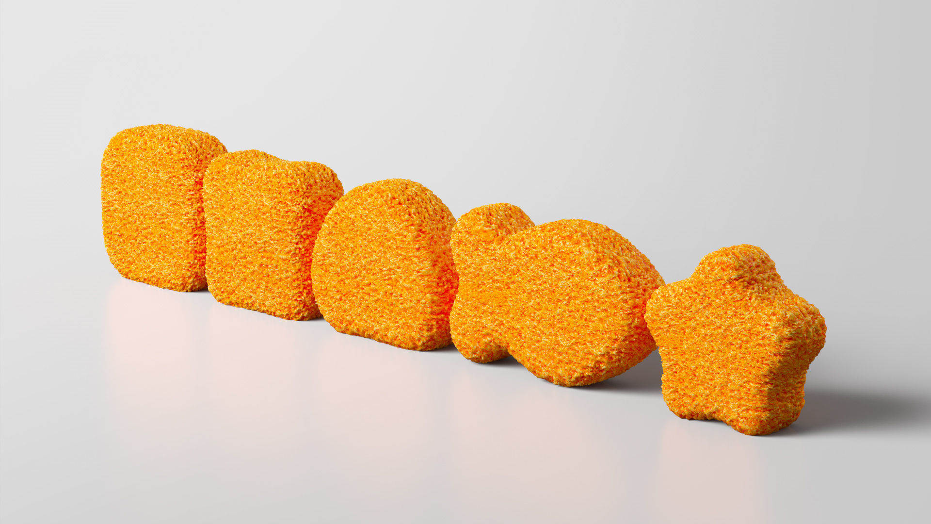 Fish Nuggets 3D model_1