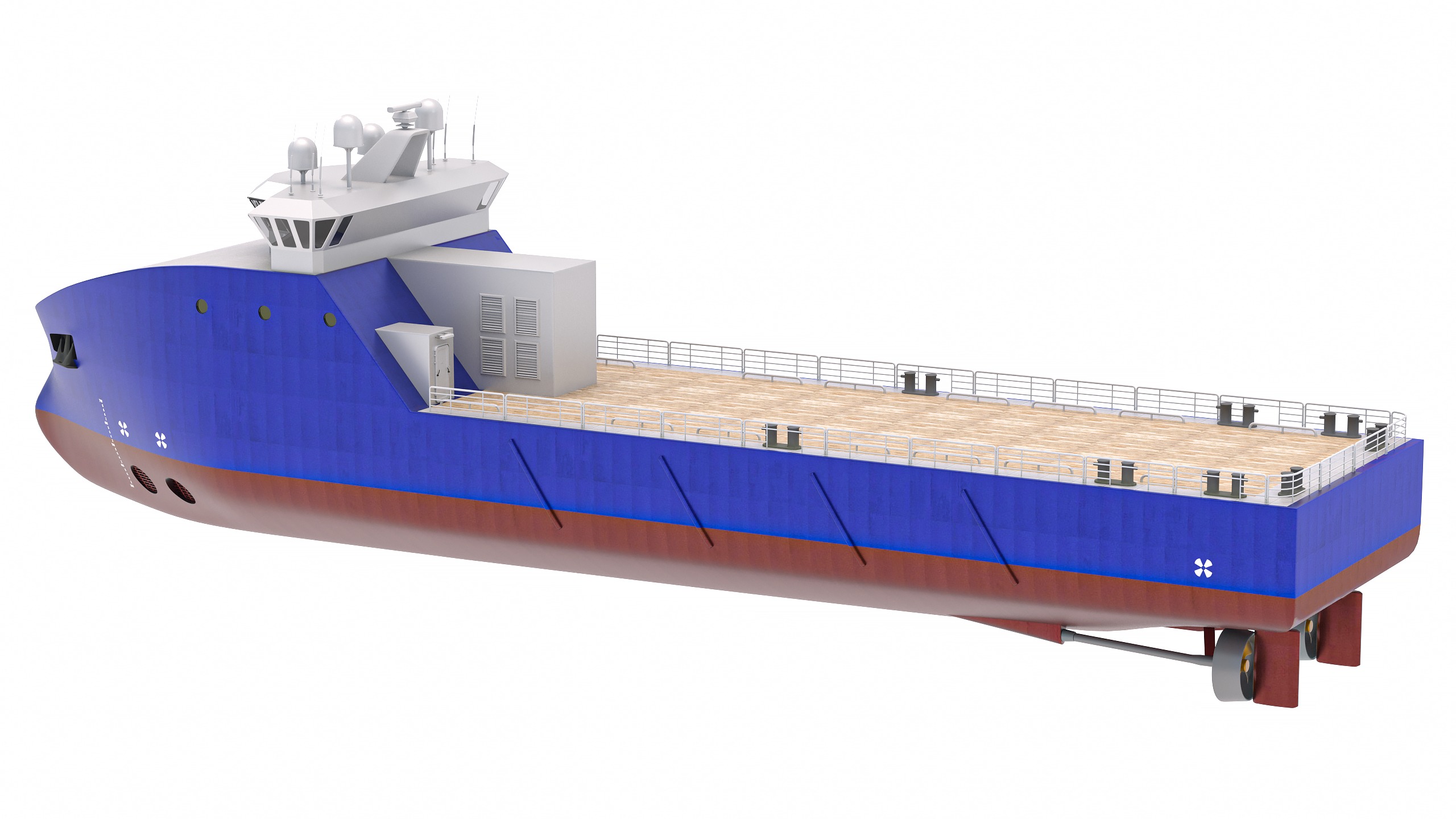 Tug Supply Vessel 3D model_2