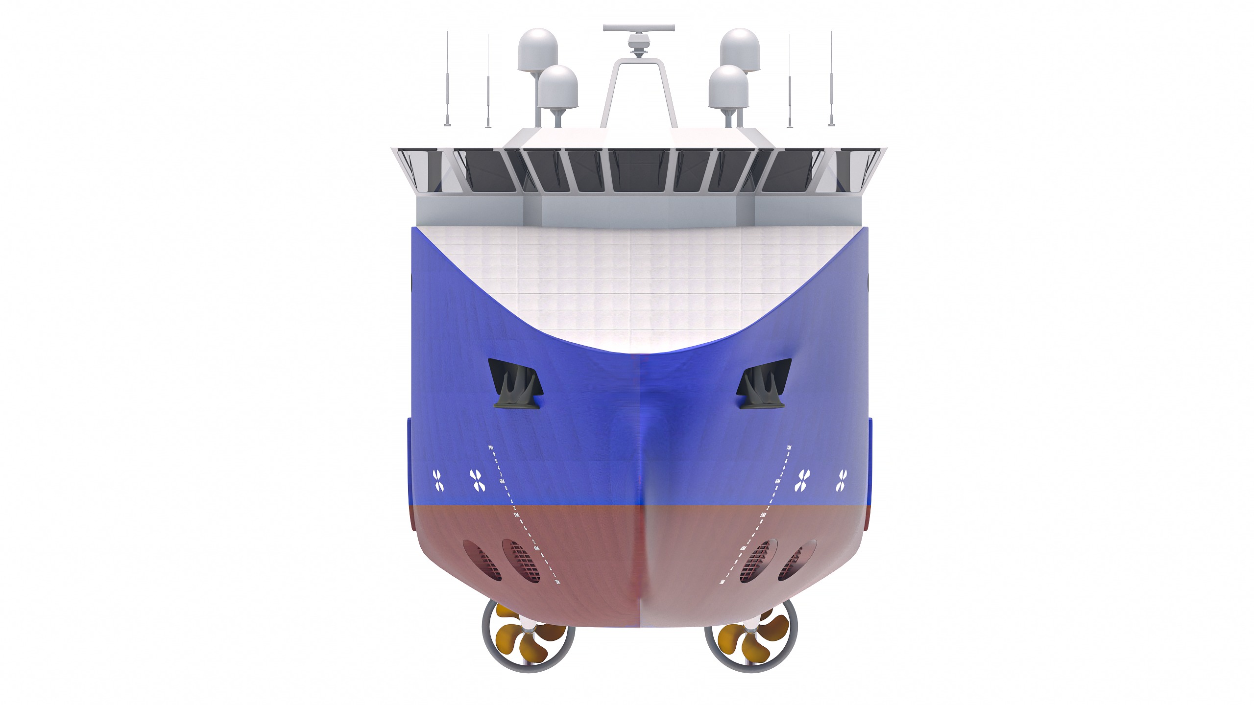 Tug Supply Vessel 3D model_5