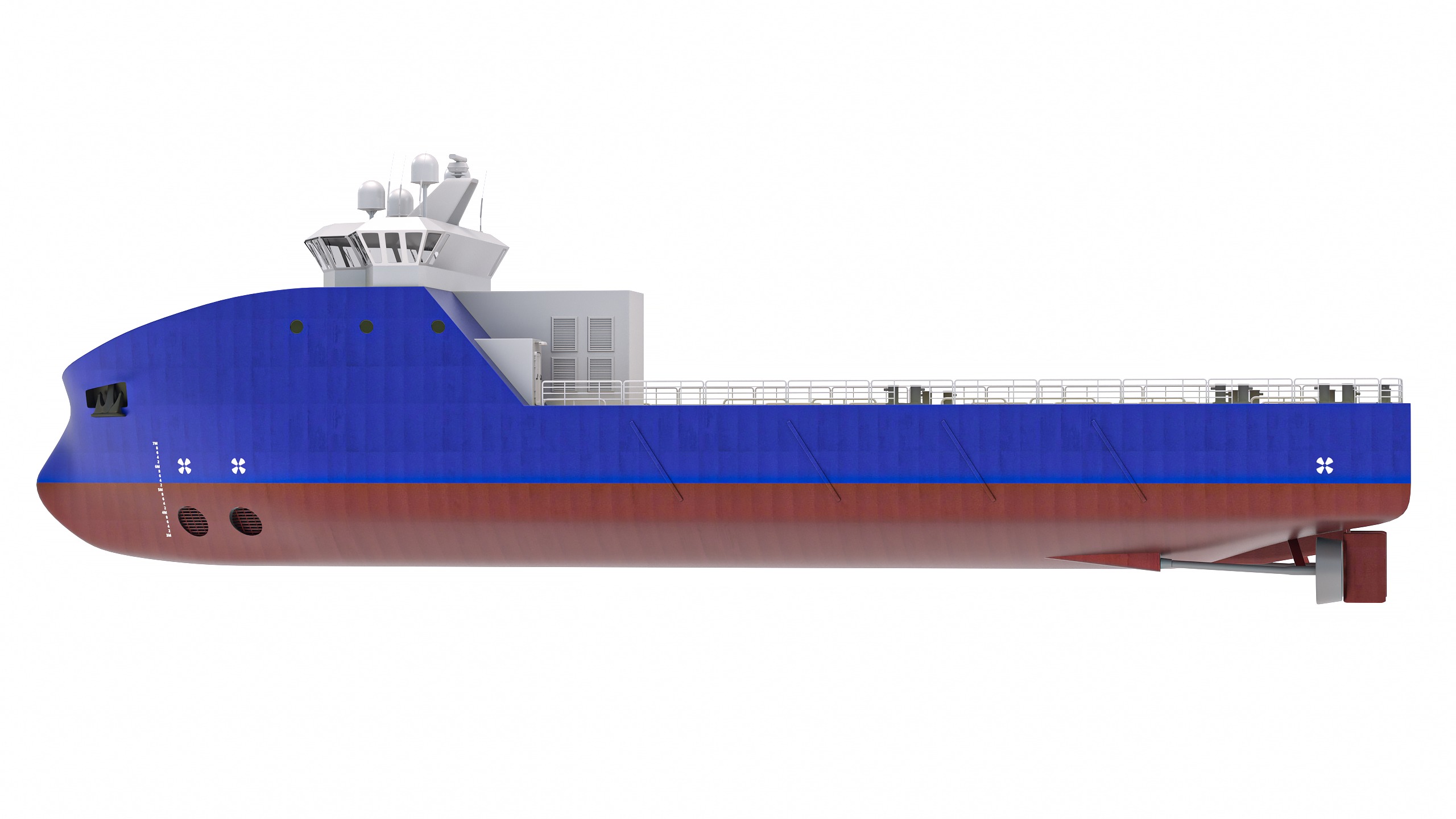 Tug Supply Vessel 3D model_4