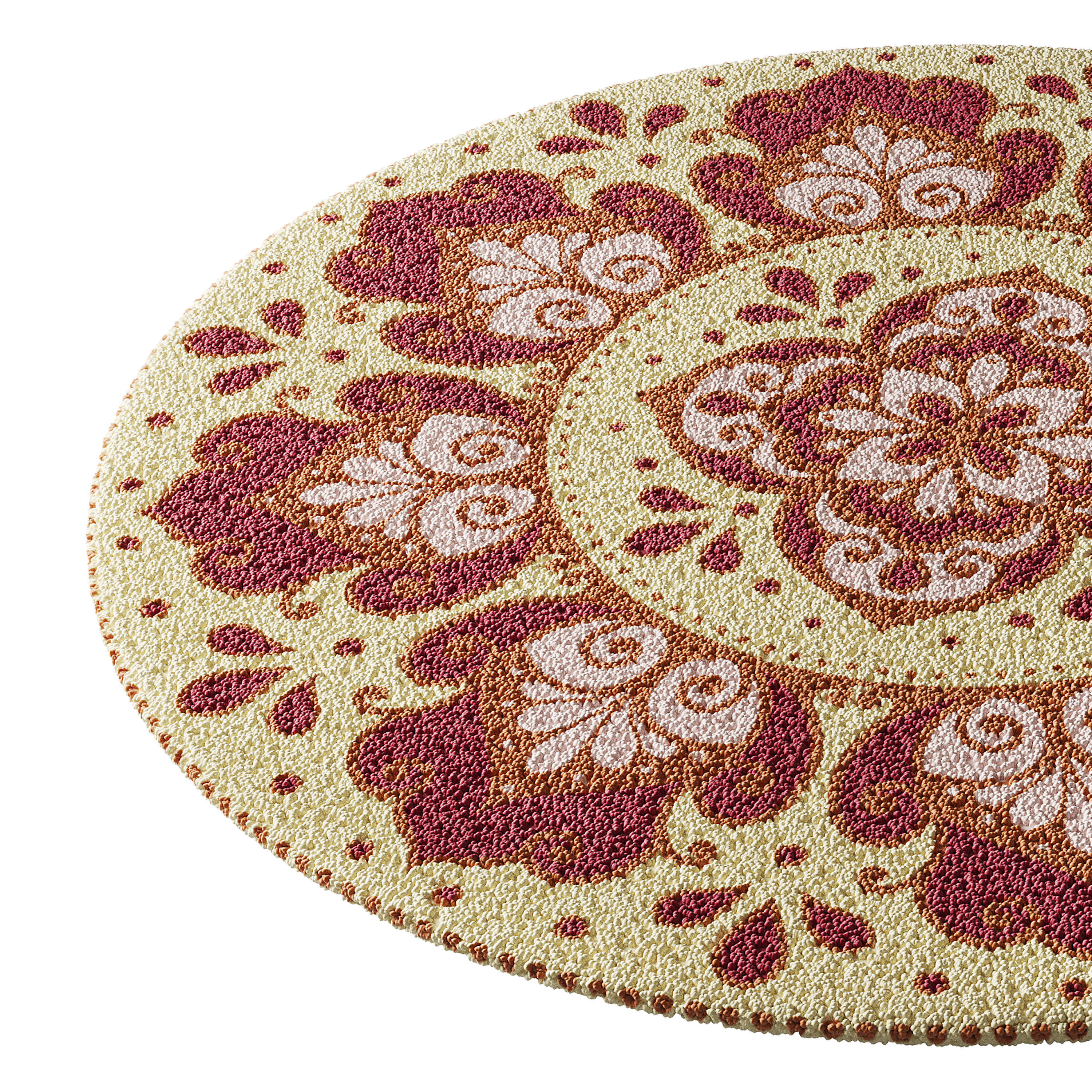 round carpet 29 3D model_9