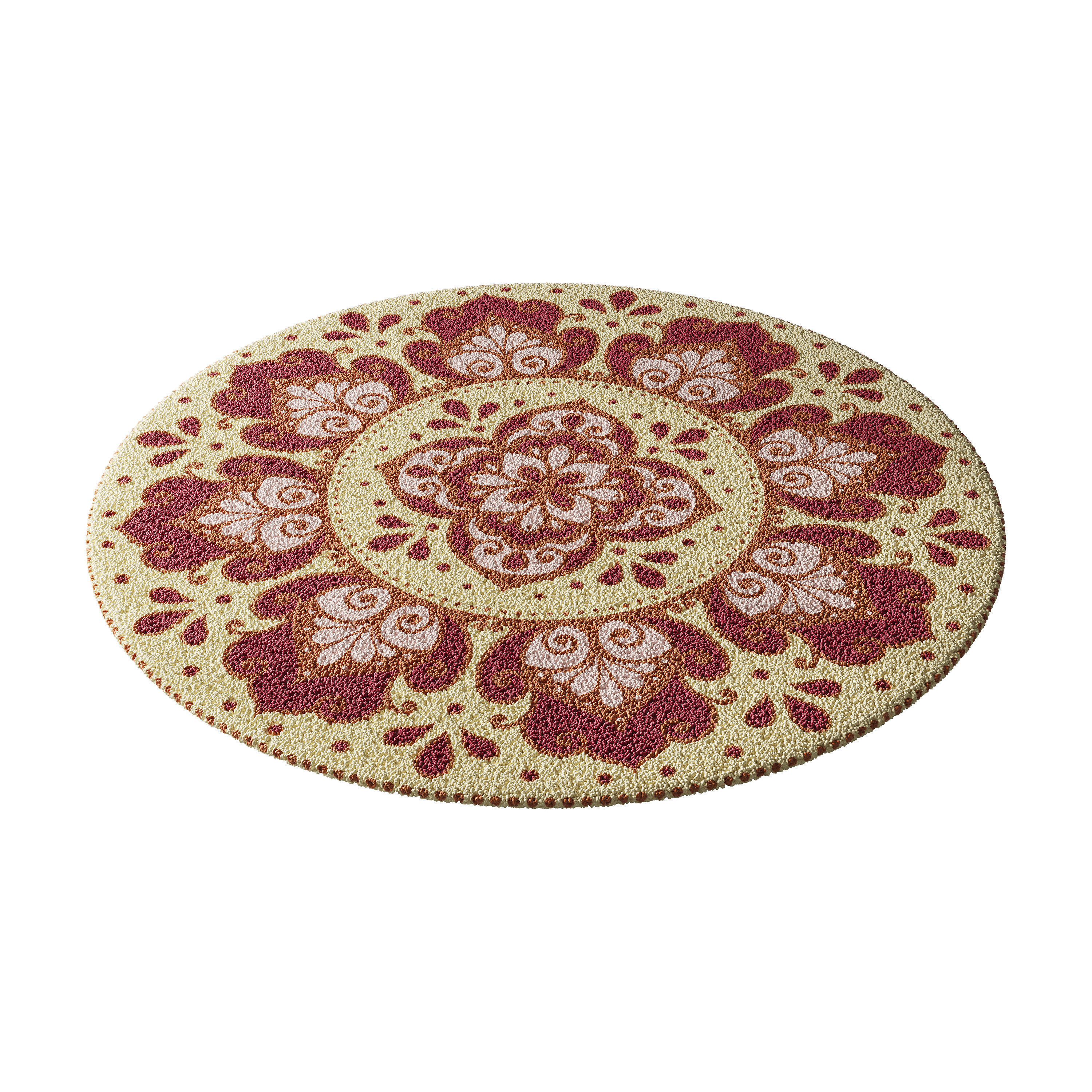 round carpet 29 3D model_10