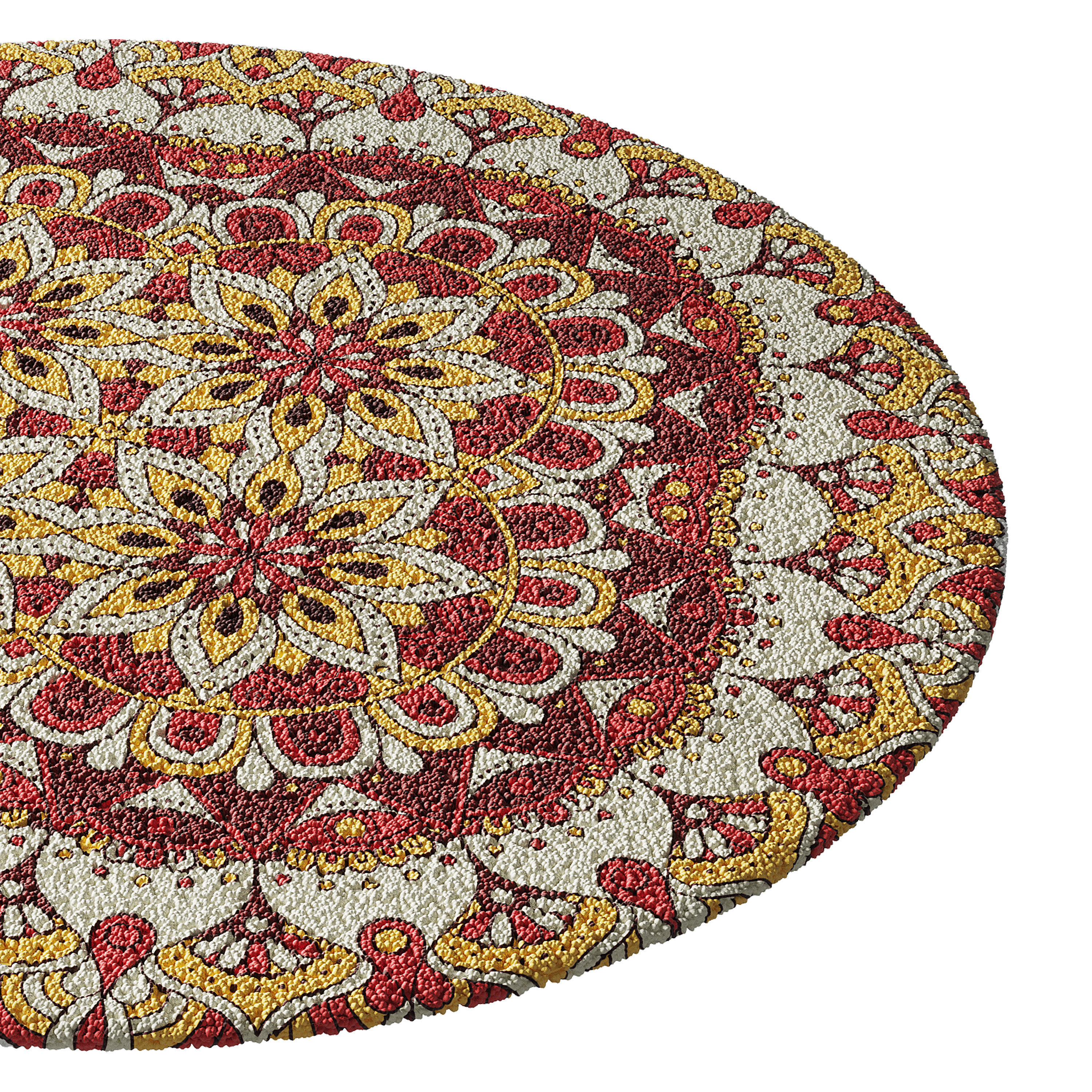 round carpet 29 3D model_7