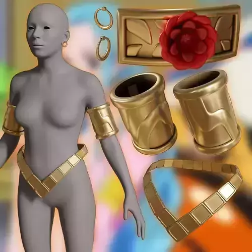 Nefertari Vivi One piece Cosplay accessories