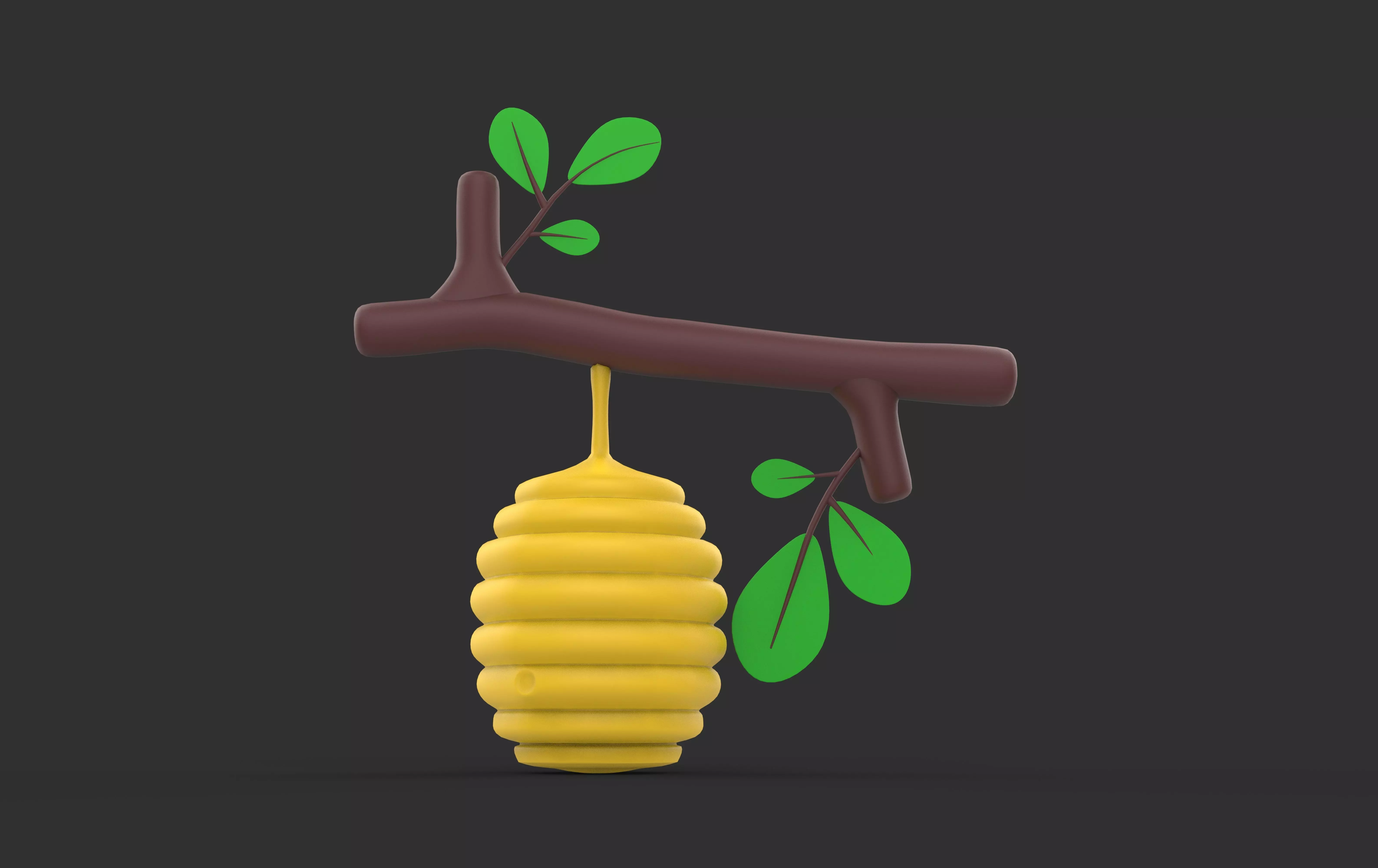 Hanging Honeycomb 3D model