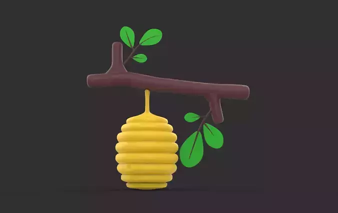 Hanging Honeycomb  3D model