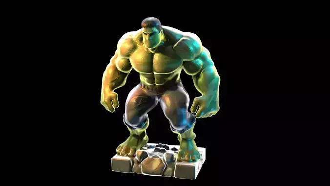 Hulk 3D Sculpture