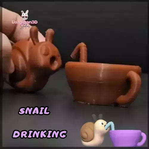 Snail Drinking