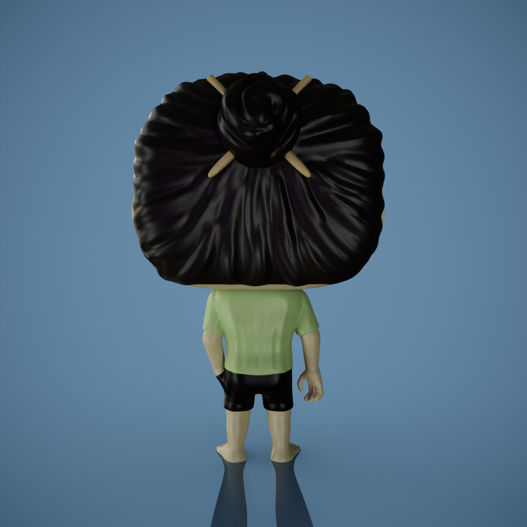 Custom Hombre 3D print model_3