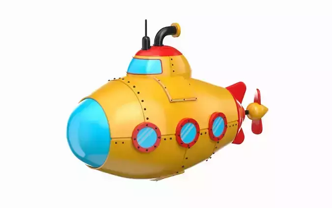 Cartoon Yellow Submarine