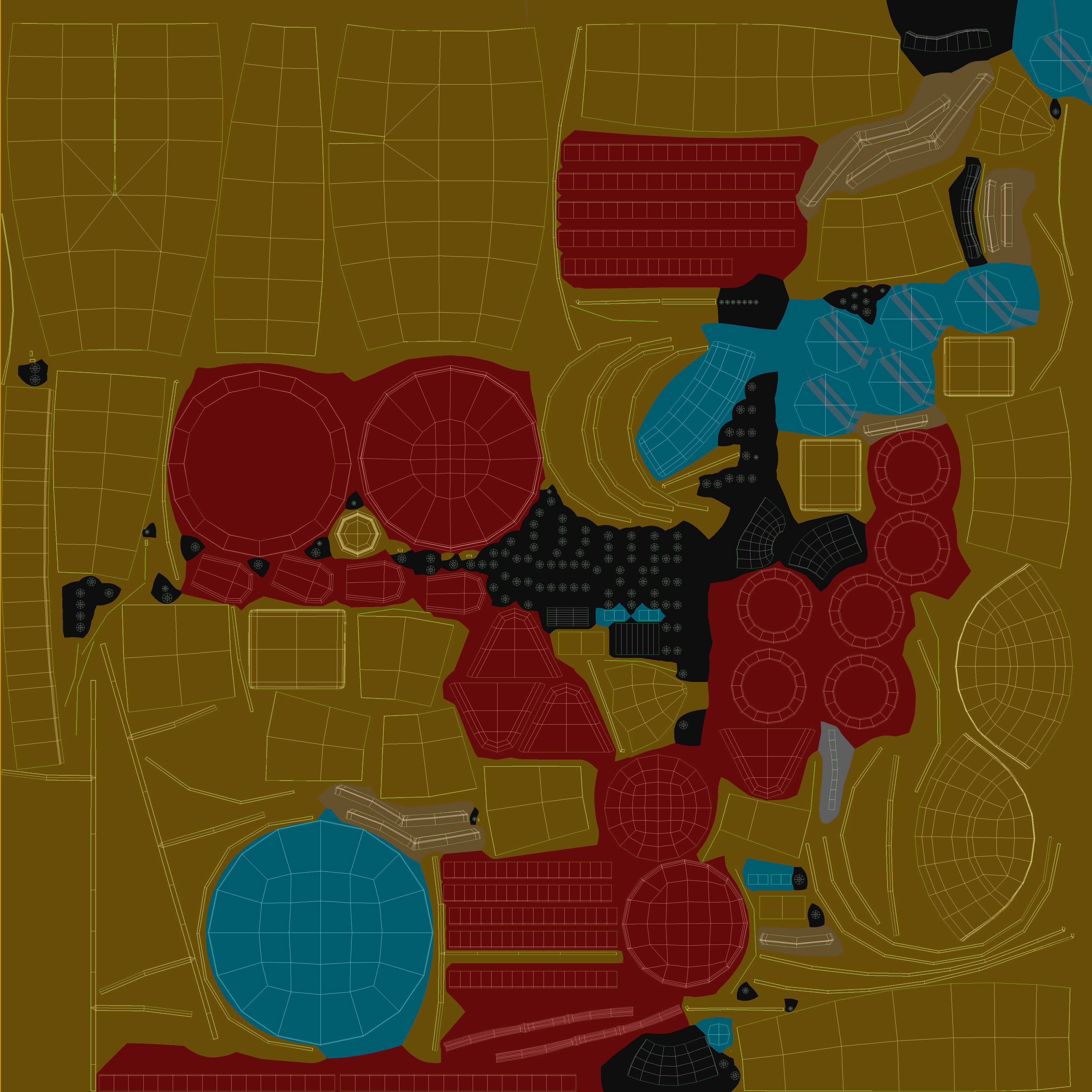 Cartoon Yellow Submarine 3D model_13