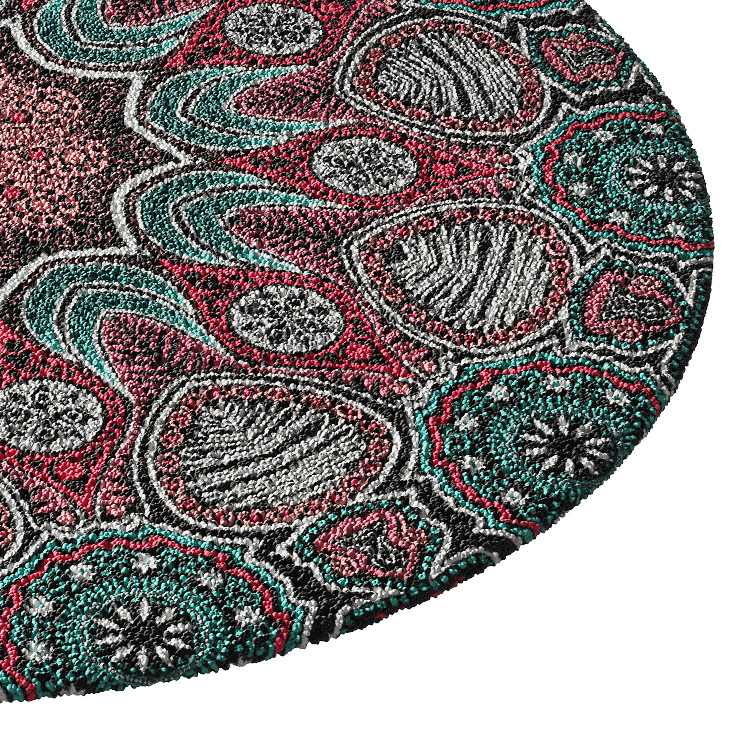 round carpet 30 3D model_5
