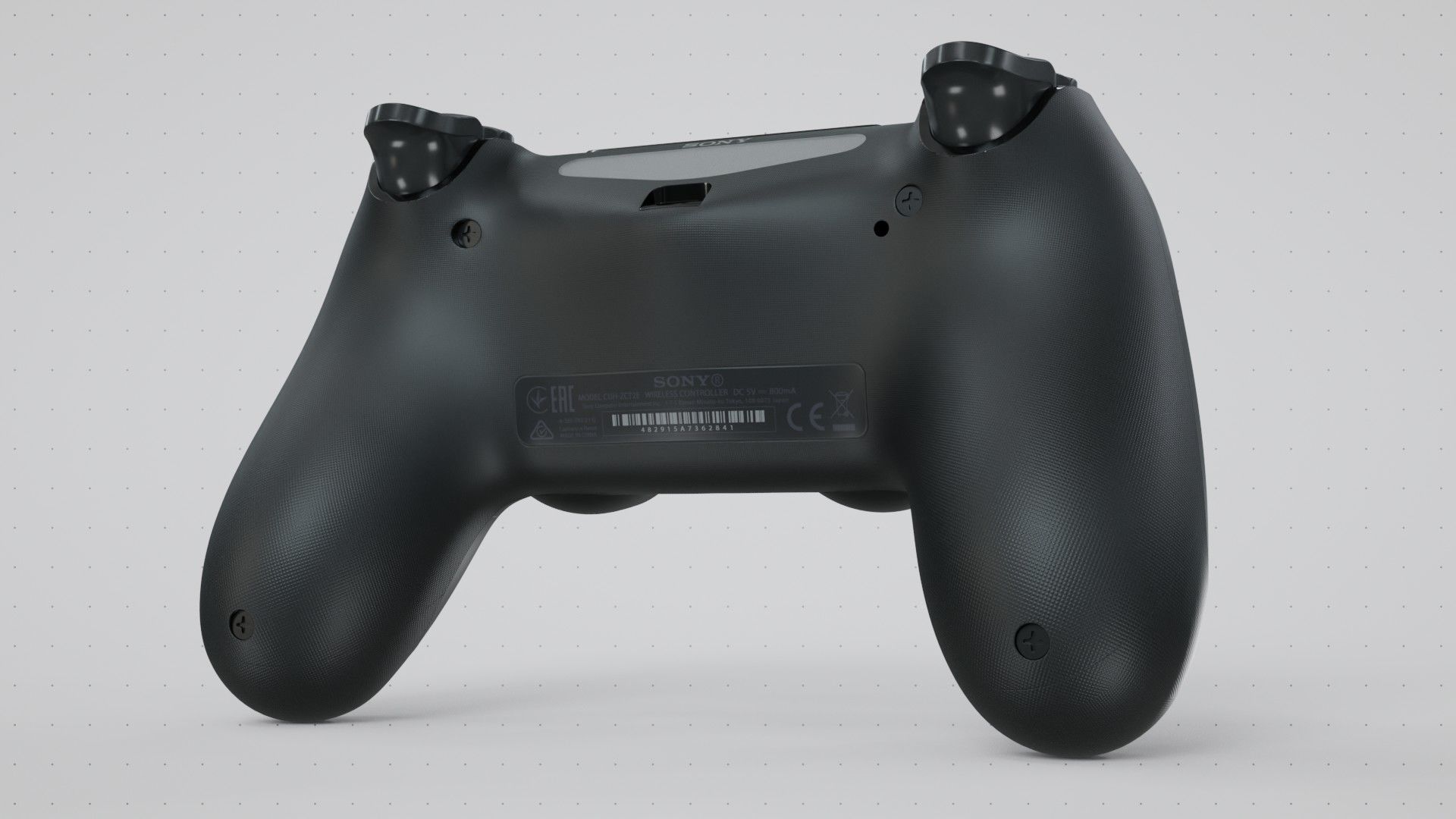 Dualshock 4 Wireless Controller Low-poly 3D model_2
