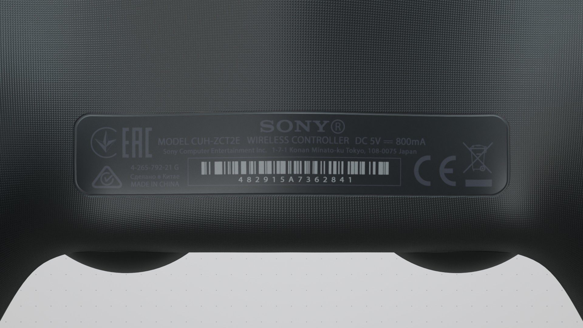 Dualshock 4 Wireless Controller Low-poly 3D model_12